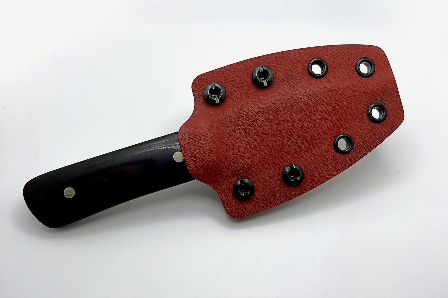 Talus - Red Ultrex, Nickel Silver Pins, 1095 High Carbon