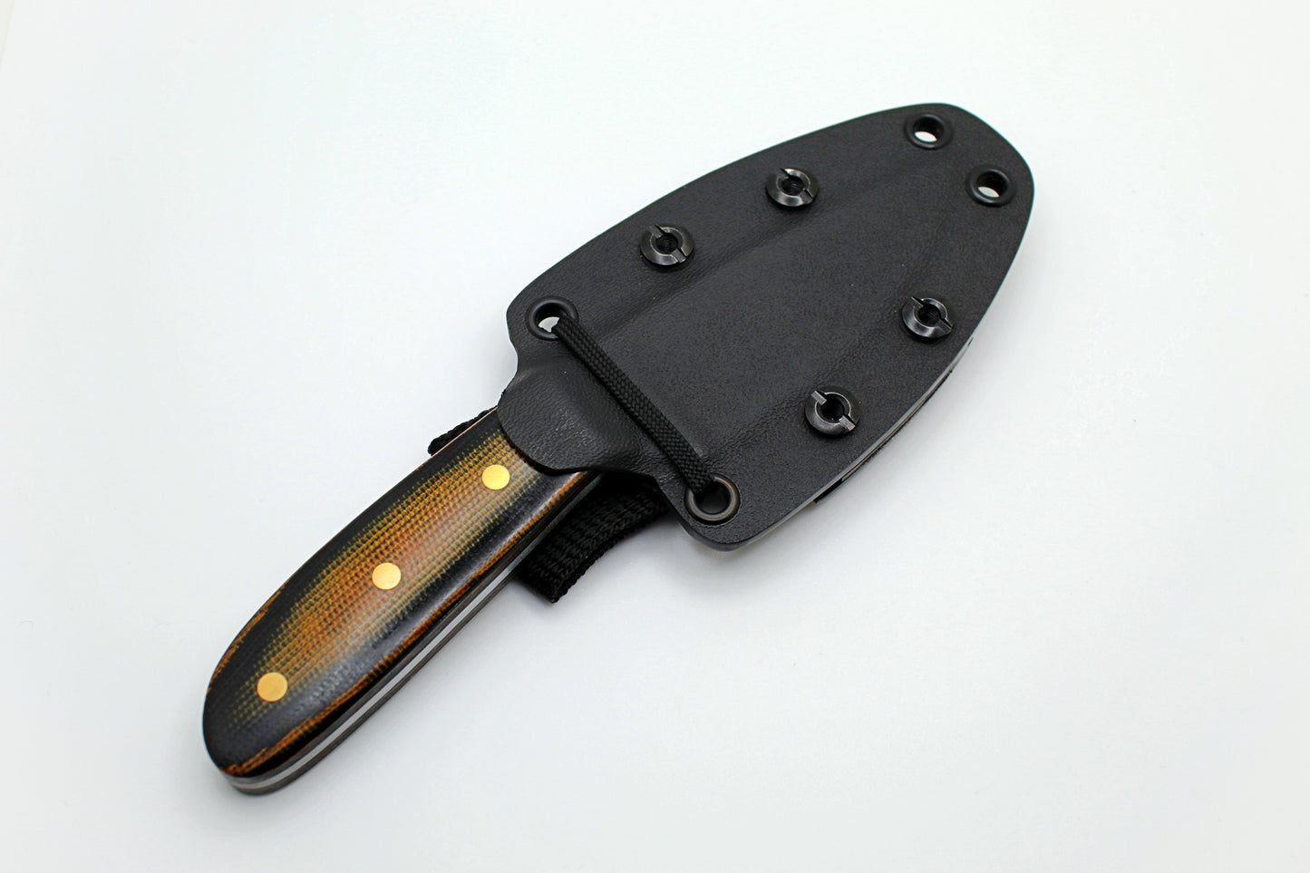 Shadow - Black/Green Micarta, Brass Pins, 1095 High Carbon